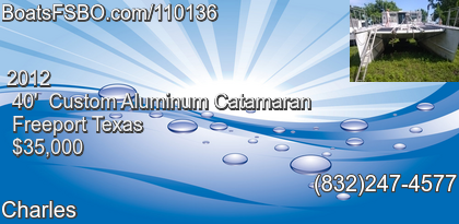 Custom Aluminum Catamaran