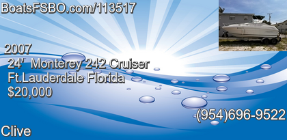 Monterey 242 Cruiser