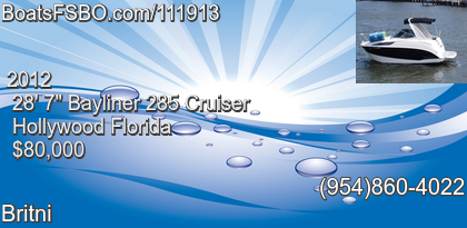 Bayliner 285 Cruiser