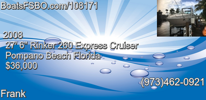 Rinker 260 Express Cruiser