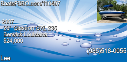 Glastron GXL 235