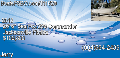 Sea Fox 266 Commander