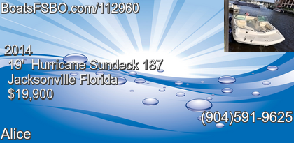 Hurricane Sundeck 187