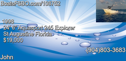 Aquasport 245 Explorer