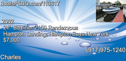 Bayliner 2159 Rendezvous