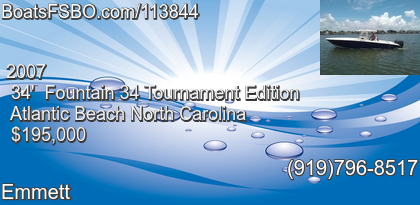 Fountain 34 Tournament Edition