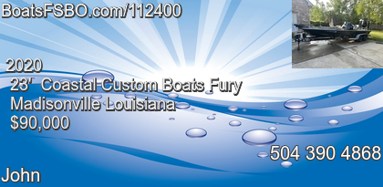 Coastal Custom Boats Fury