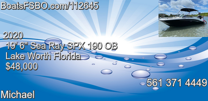 Sea Ray SPX 190 OB