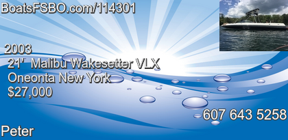 Malibu Wakesetter VLX