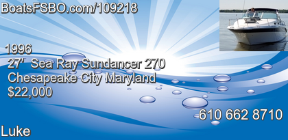 Sea Ray Sundancer 270