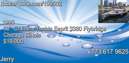 Cruisers Yachts Esprit 3380 Flybridge