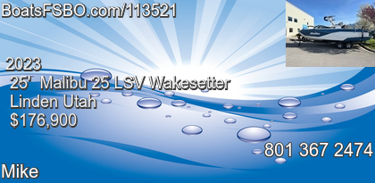 Malibu 25 LSV Wakesetter