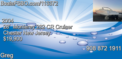 Monterey 282 CR Cruiser