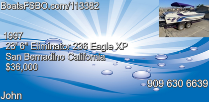 Eliminator 236 Eagle XP