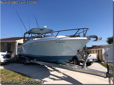 35'  1991 Contender 35 Side Console
