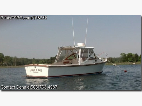 26'  1979 Fortier Downeast Bass Boat